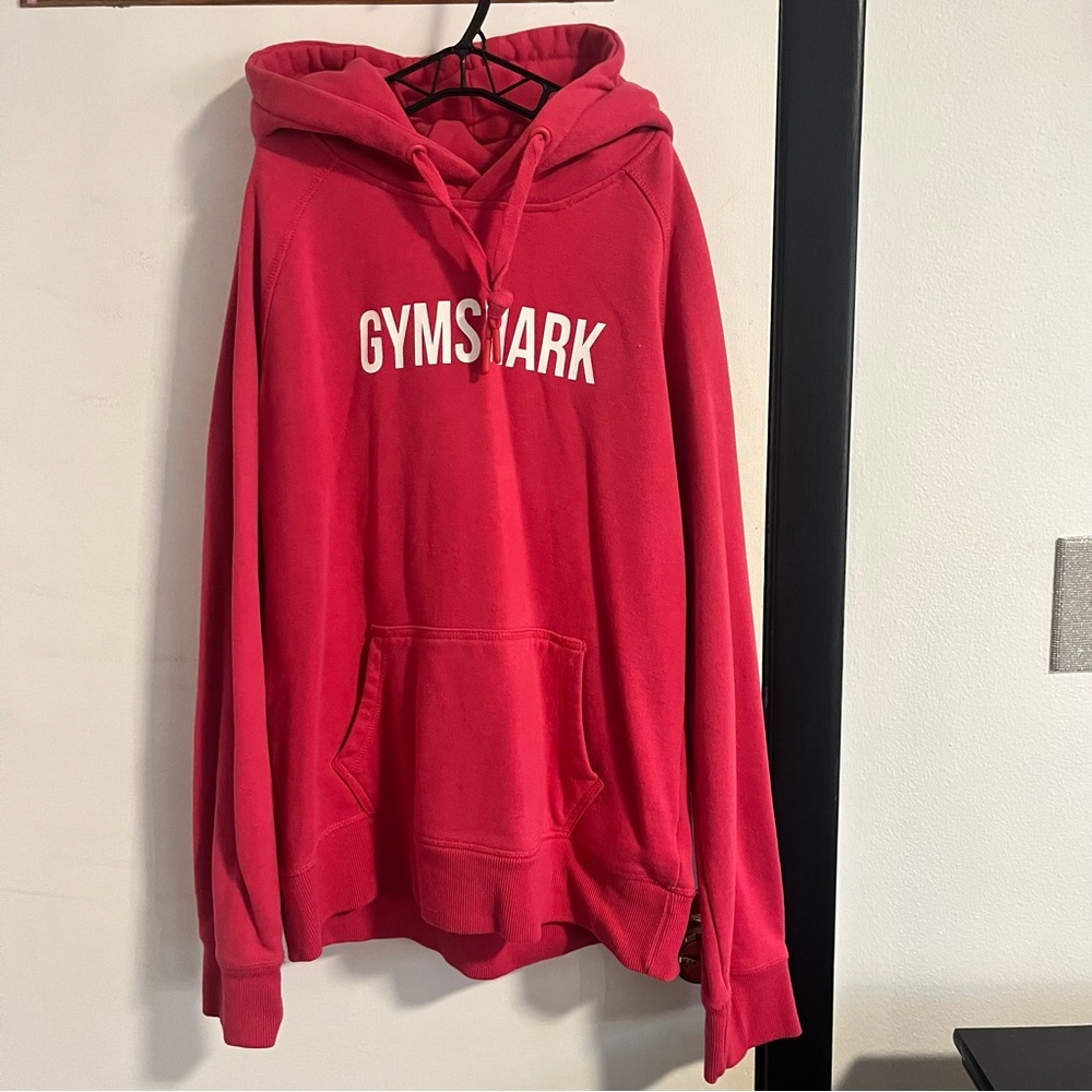 hot pink gymshark hoodie